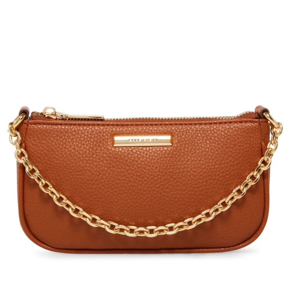 Anne Klein Mini Crossbody with Swag Chain